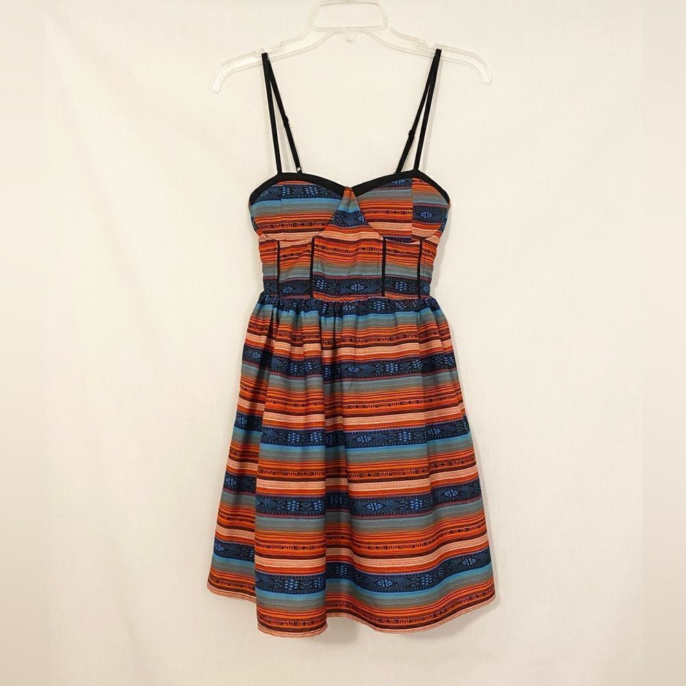 Band of Gypsies XS mini dress with molded corset-style top